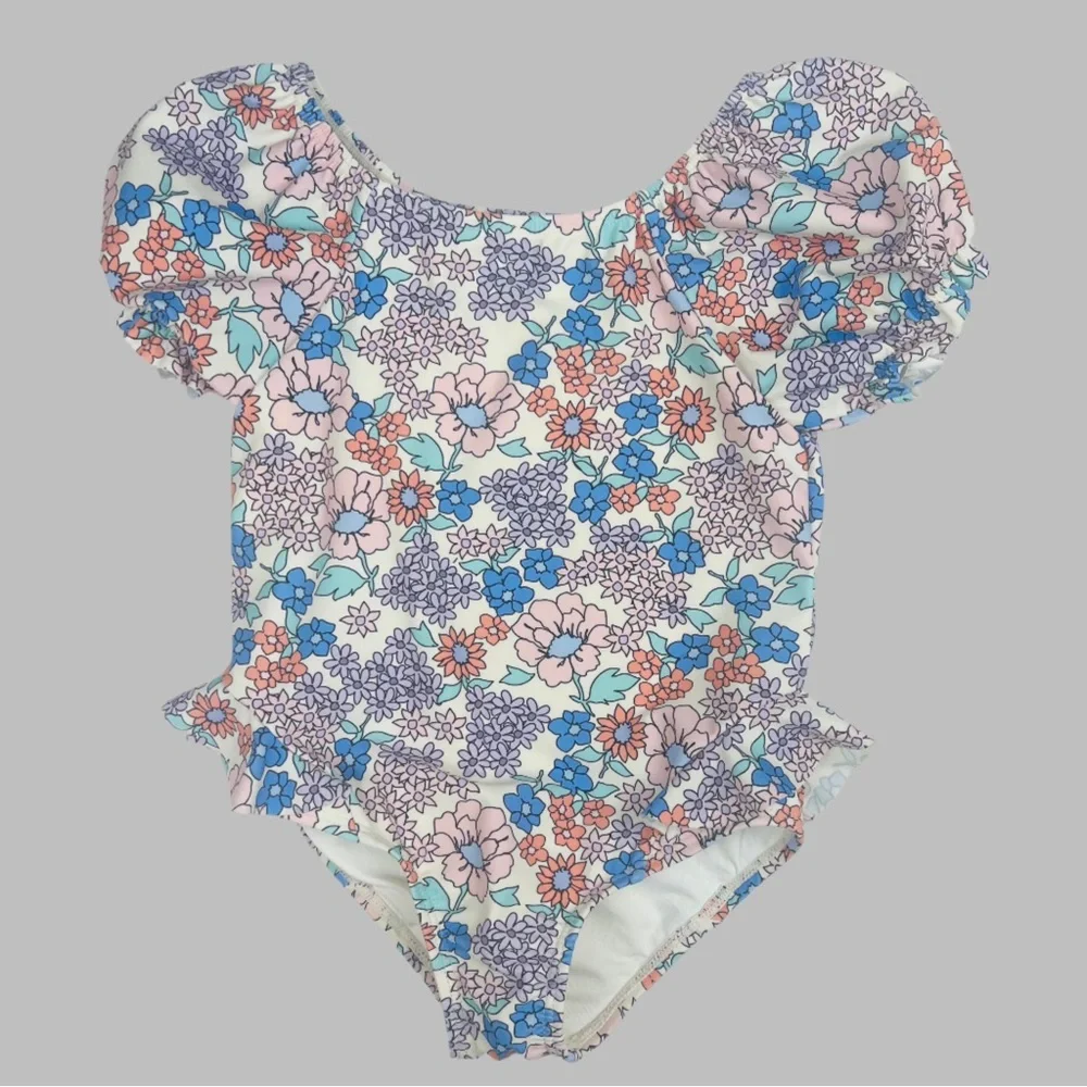 Jessica Simpson Floral One Piece Swimsuit 4T